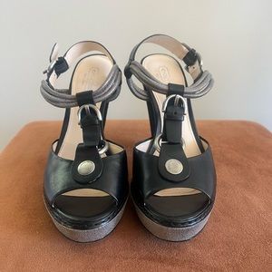 Coach Platform sling back sandal size 6